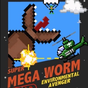 Super Mega worm giant thumb