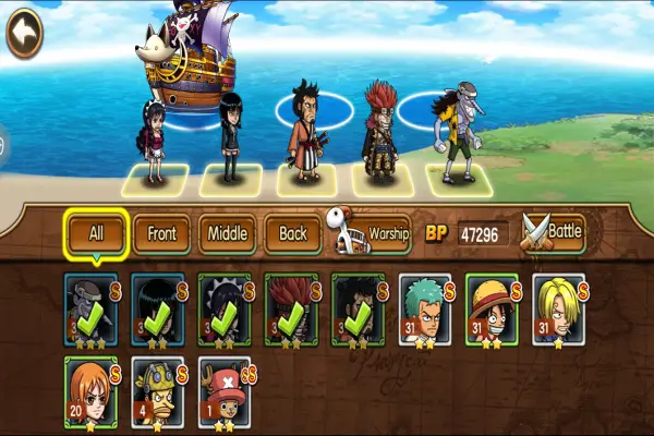 Pirate Warriors Adventure screen