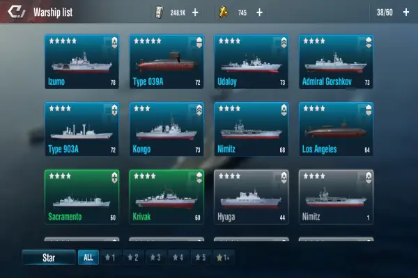 Warship Legend Fleet