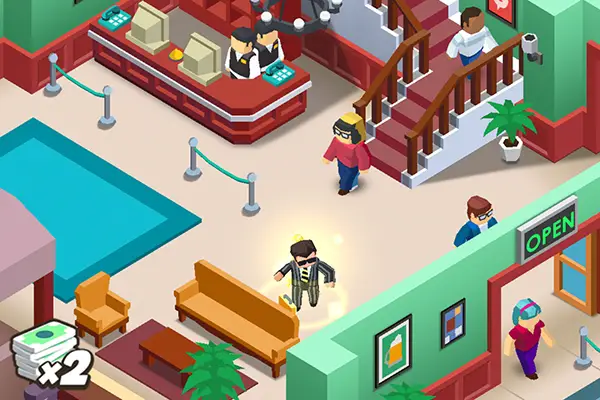 android hotel empire tycoon dancing guy