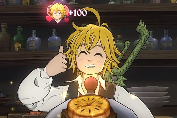 Seven Deadly Sins Grand Cross cooking in the tavern