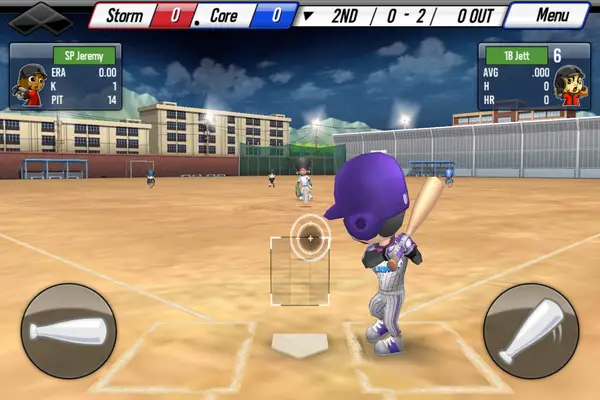 Android Baseball Star Batting