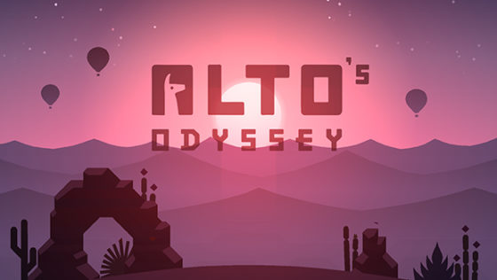 Alto's Odyssey title screen