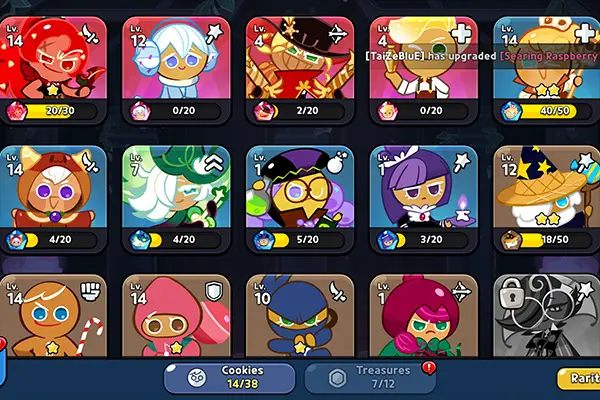 Cookie Run: Kingdom roster