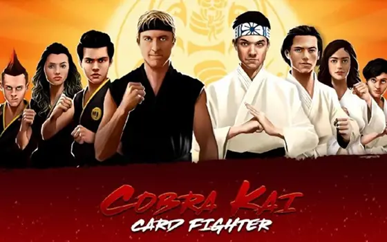 Cobra Kai: Card Fighter Title Screen