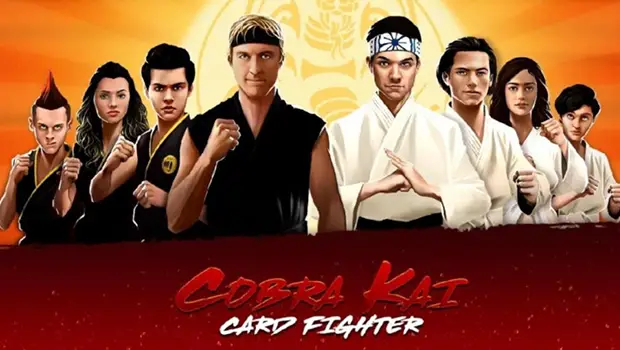 Cobra Kai: Card Fighter Title Screen