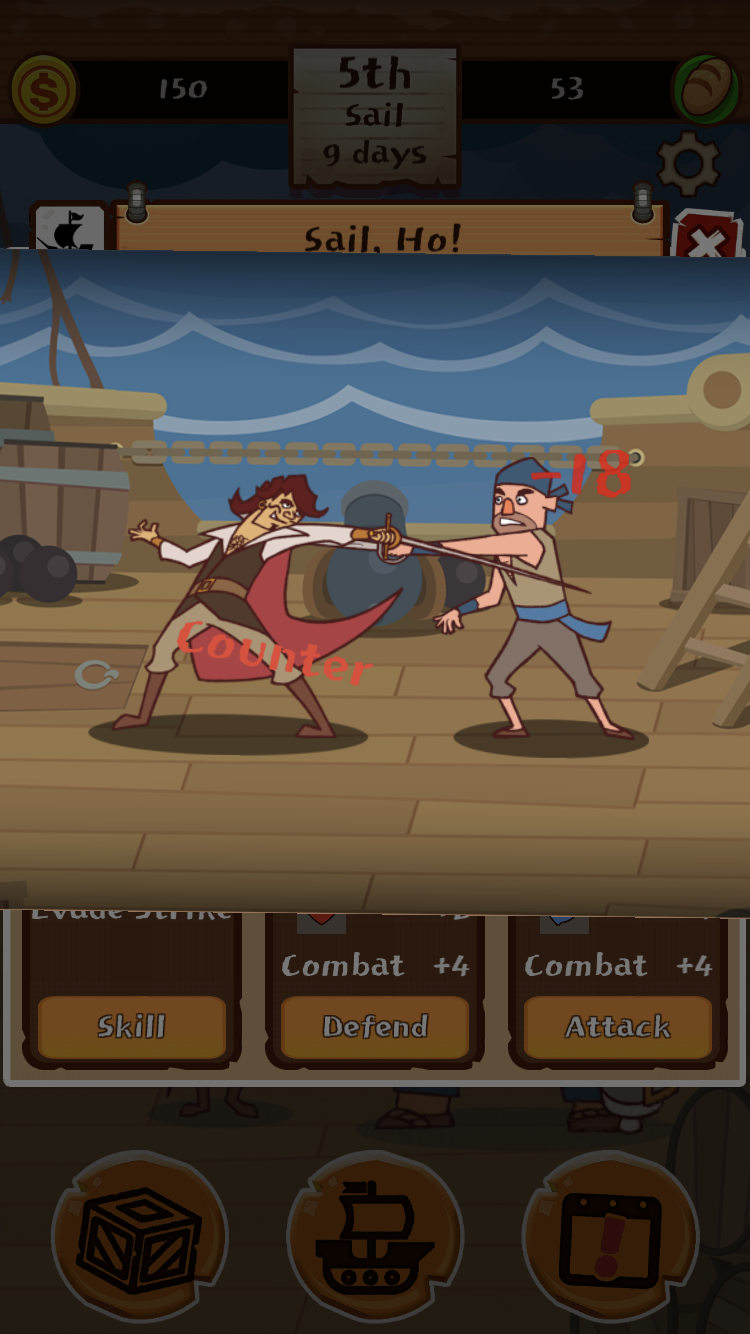 Pirates of Freeport combat