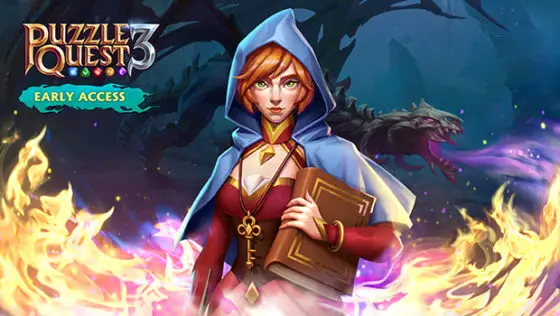 Puzzle Quest 3 early access title screen