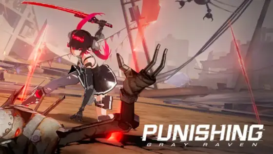 Punishing: Gray Raven title screen