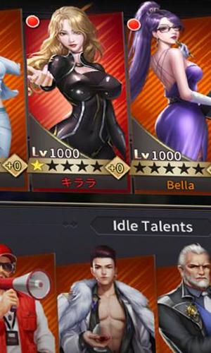 City of Cash talent menu