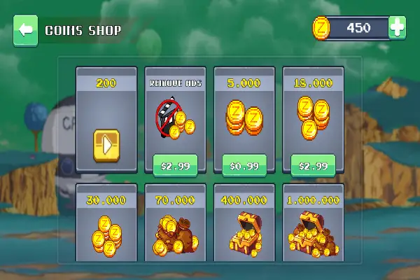 Legendary Fighter: Battle of God Coin Shop