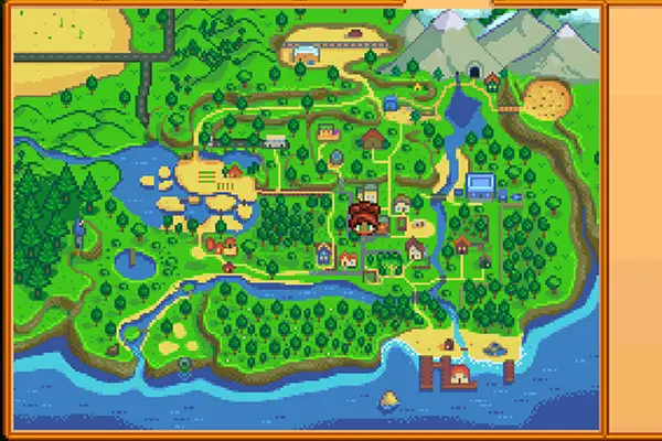 stardew valley android pelican town map