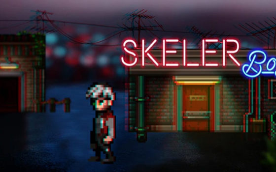 skeler boy pixel horror game