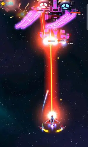 space phoenix laser boss fight