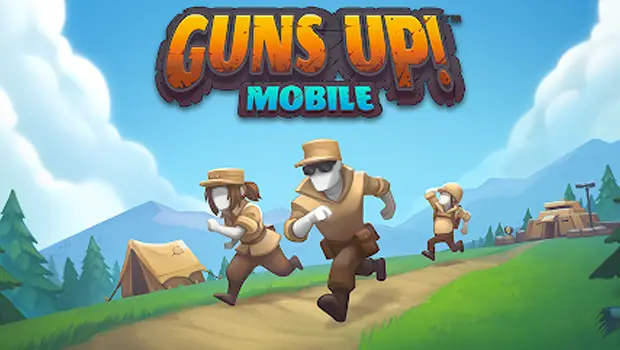Guns Up! Mobile title screen