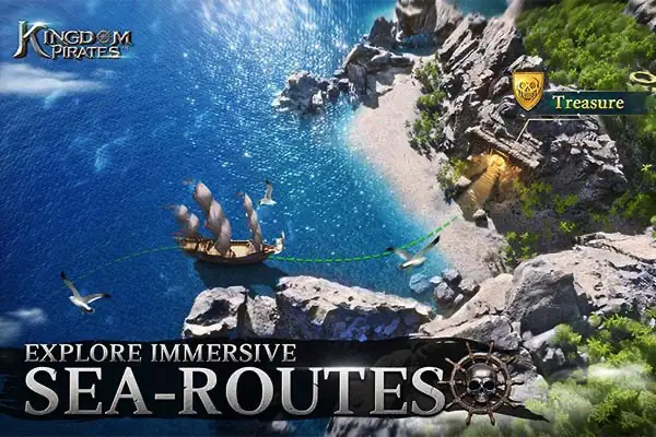 Kingdom of Pirates route through stages