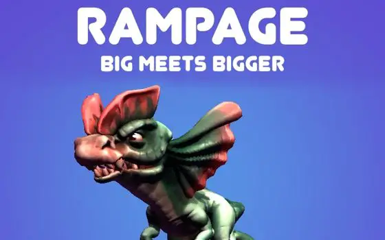 Rampage title screen