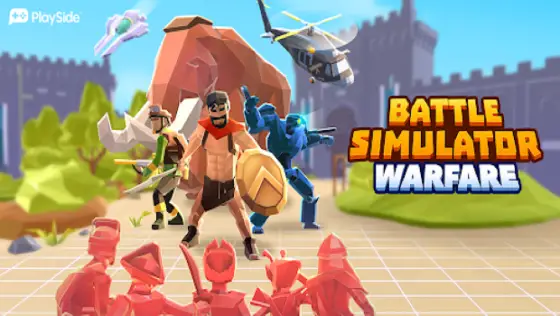 battle simulator warfare title screen