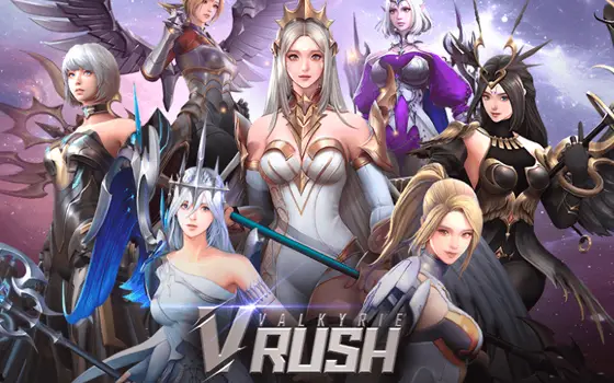 Valkyrie Rush: Idle & Merge title screen