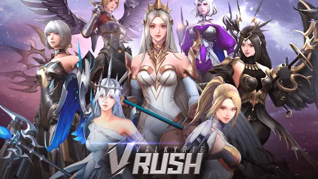 Valkyrie Rush: Idle & Merge title screen