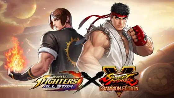 Promotional image for The King of Fighters ALLSTAR SFV event.