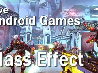Five Android Games Like Mass Effect Shadowgun Legends screenshot