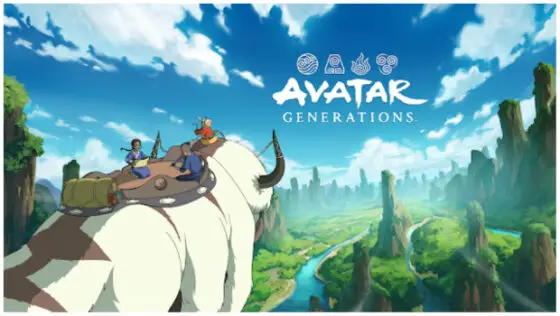 Avatar Generations Mobile RPG Title Card Promo