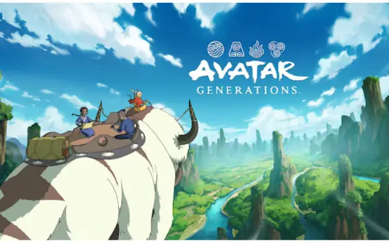 Avatar Generations Mobile RPG Title Card Promo