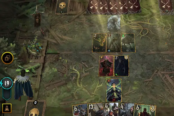 Gwent Rogue Mage Card Battle