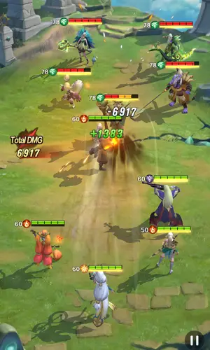 Heroes of Crown combat