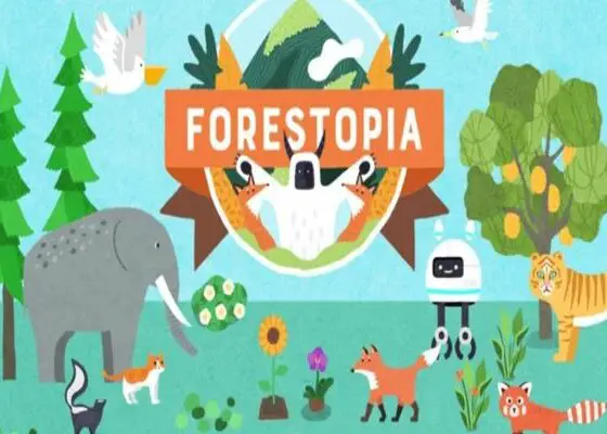 forestopia with animals and plants