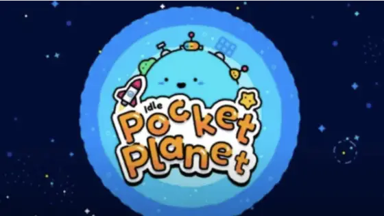 Idle Pocket Planet Official Title Artwork