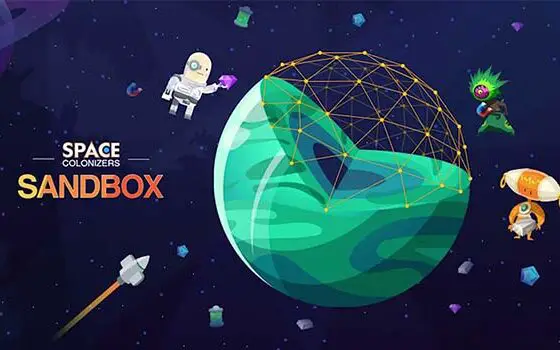 space colonizers the sandbox title screen