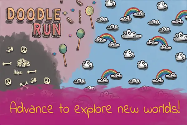 Don't Touch: Doodle Run promotional banner 1