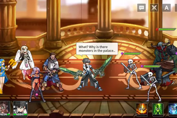 Sword Master Story Cain fighting undead