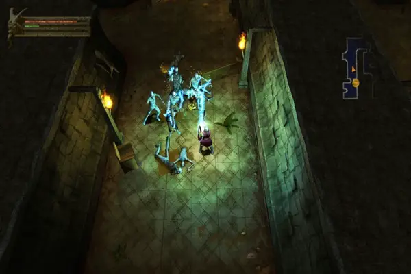 Baldur's Gate: Dark Alliance gameplay magic