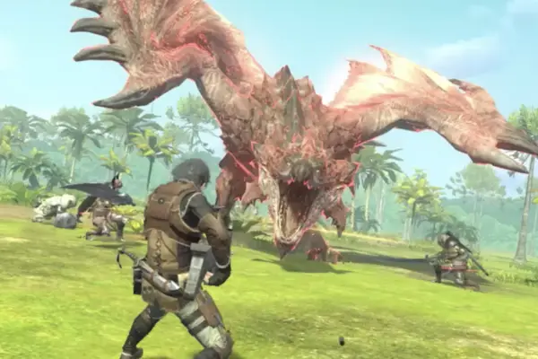 Monster Hunter Now Promotional Gameplay Battle Screenshot