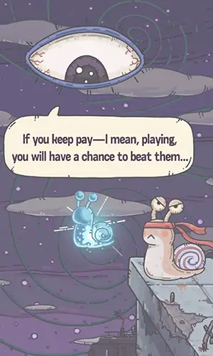 Super Snail pay I mean play to win