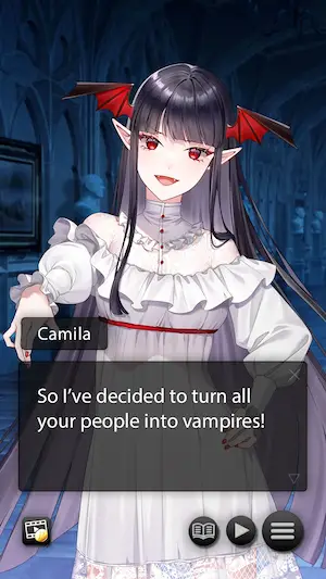 She wants to suck my blood Camile