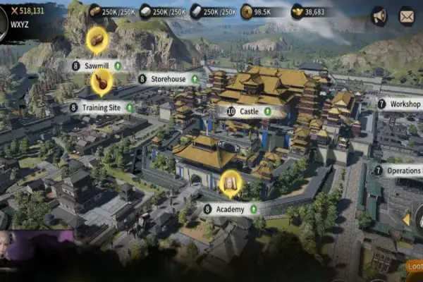 Dynasty Warriors M Castle