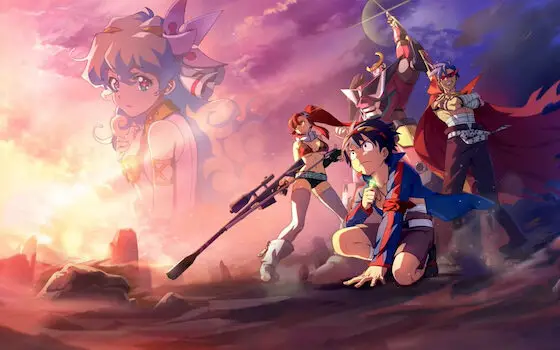 Tengen Toppa Gurren Lagann title card