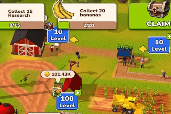 Idle Farm; Harvest Empire Stages